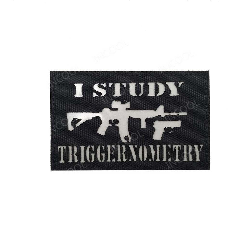 Black Triggernometry Tactical Patch