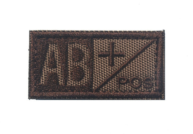 Blood Type Tactical Patch