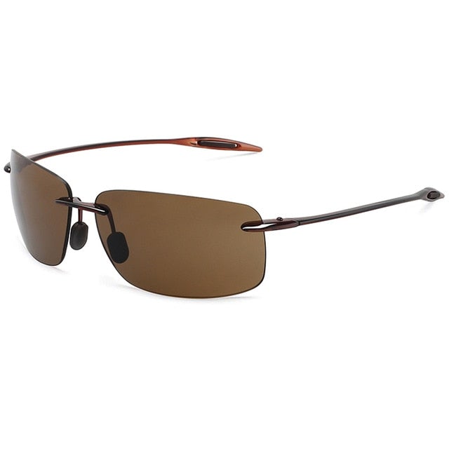 Golf Paradise Minimal Sport Sunglasses (Brown)