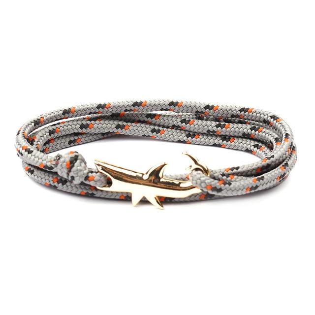 Pacific Nautical Grey Jaws Bracelet (Gold)