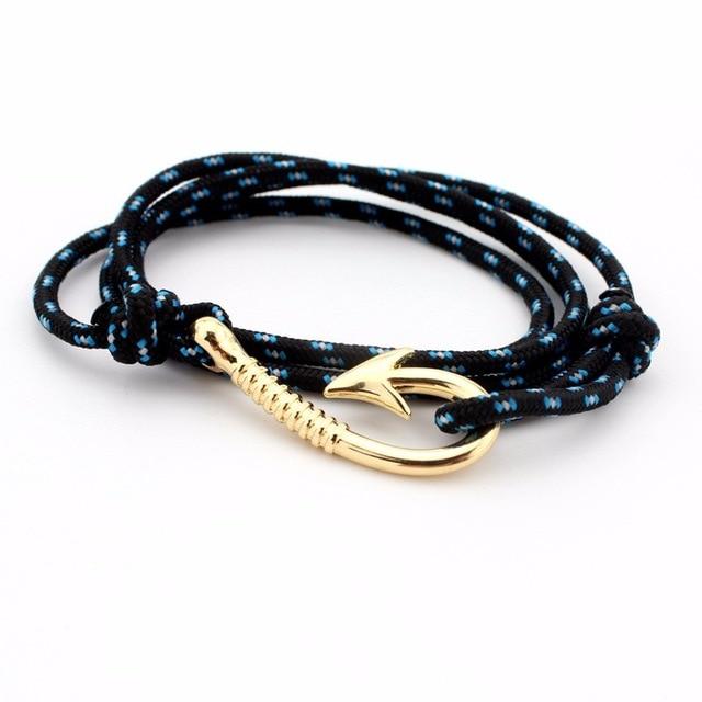 Pacific Nautical Carolina Hook Bracelet (Gold)