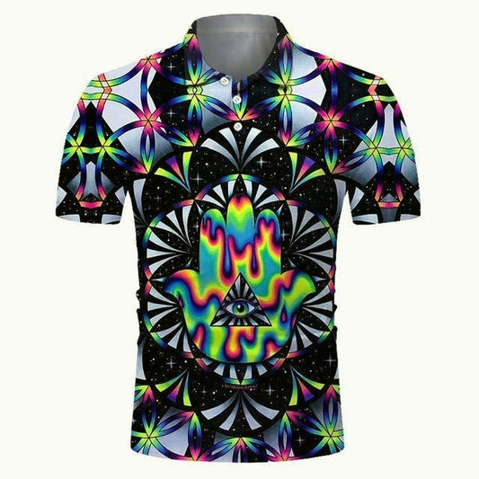 Golf Paradise Cooltech Boldly Loud Shirts (Sky With Diamonds)