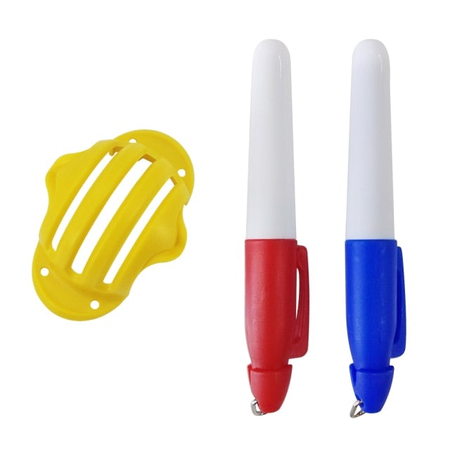 Golf Paradise Triple Alignment Line Guide (2 Pens Included) (Yellow)